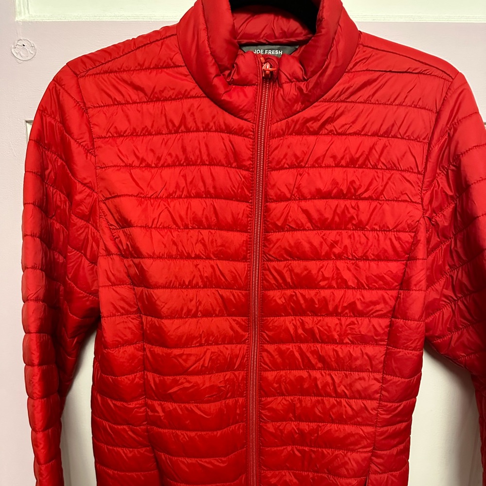 JOE FRESH COMPACT PRIMALOFT ULTRA LIGHT PUFFER JACKET